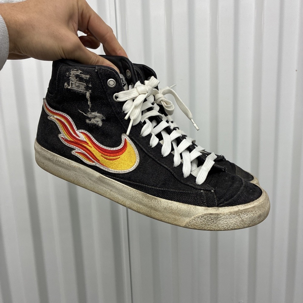 Nike Blazer Mid Cleveland Rocks Black DQ7635-001 Men's Shoes Sz 9.5